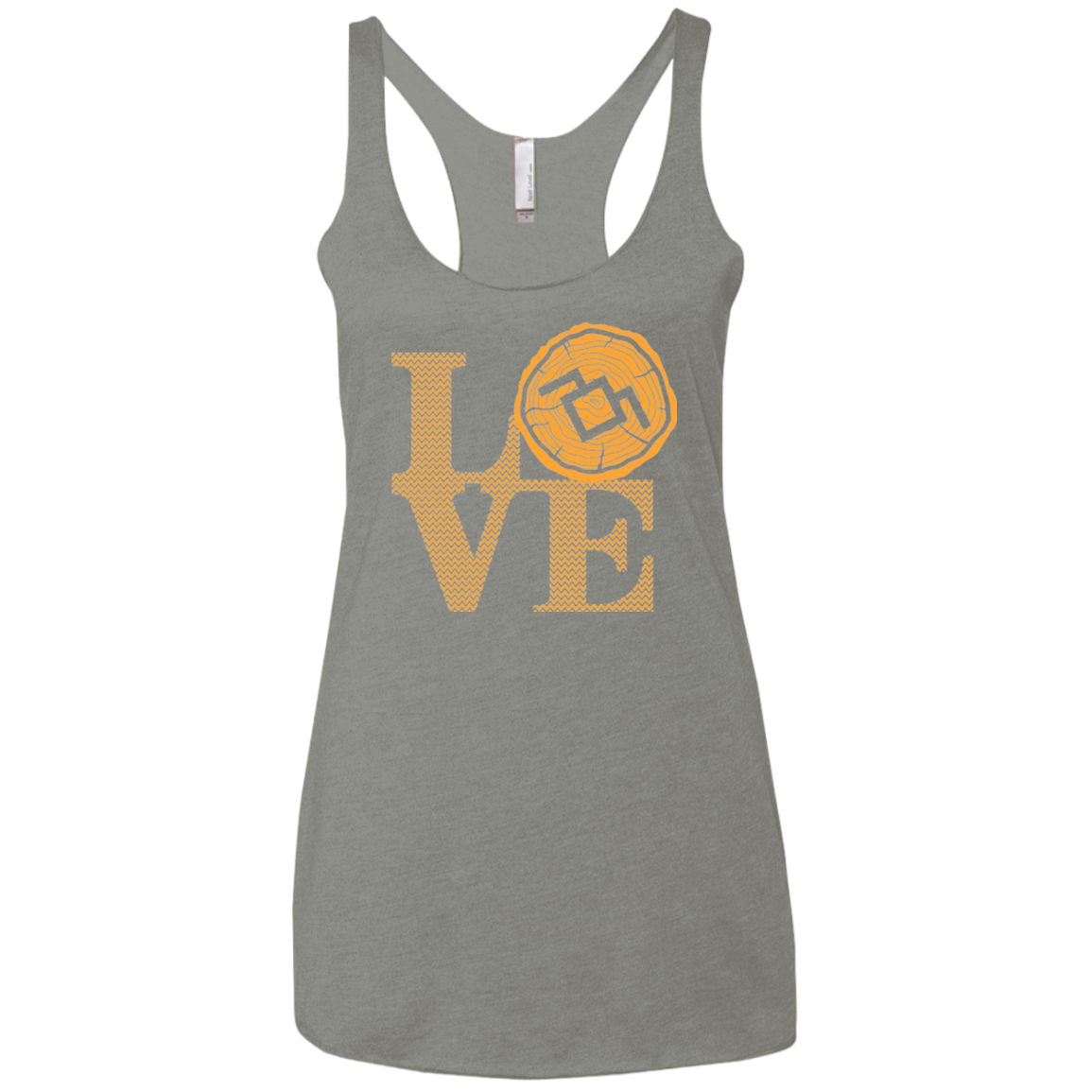 LOVE TWIN PEAKS Women's Triblend Racerback Tank
