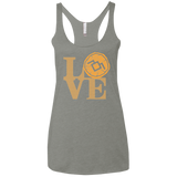 LOVE TWIN PEAKS Women's Triblend Racerback Tank