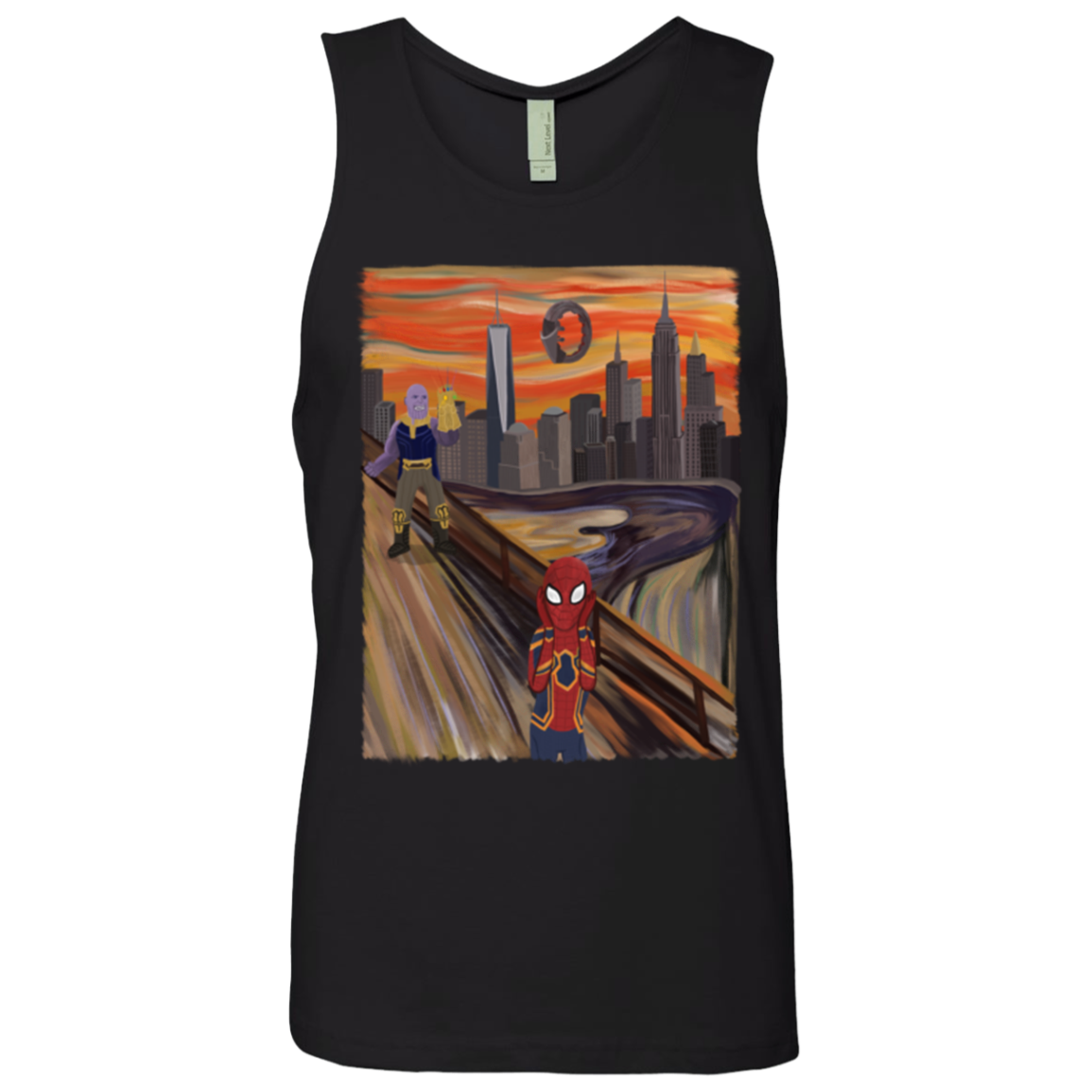 Spider Scream Men's Premium Tank Top