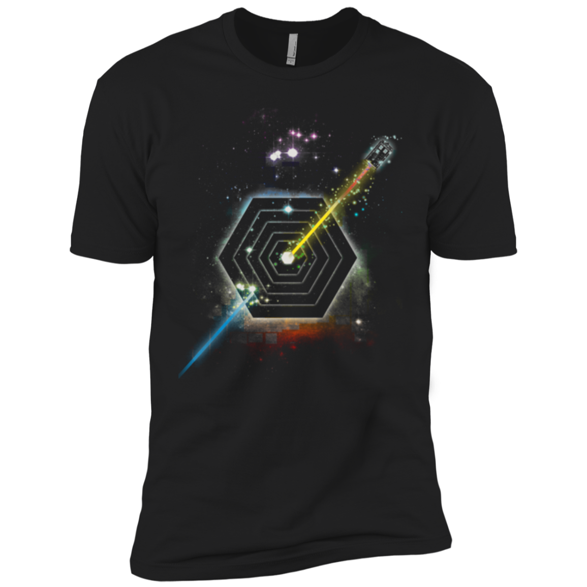 Space Fragmentation Travel Men's Premium T-Shirt