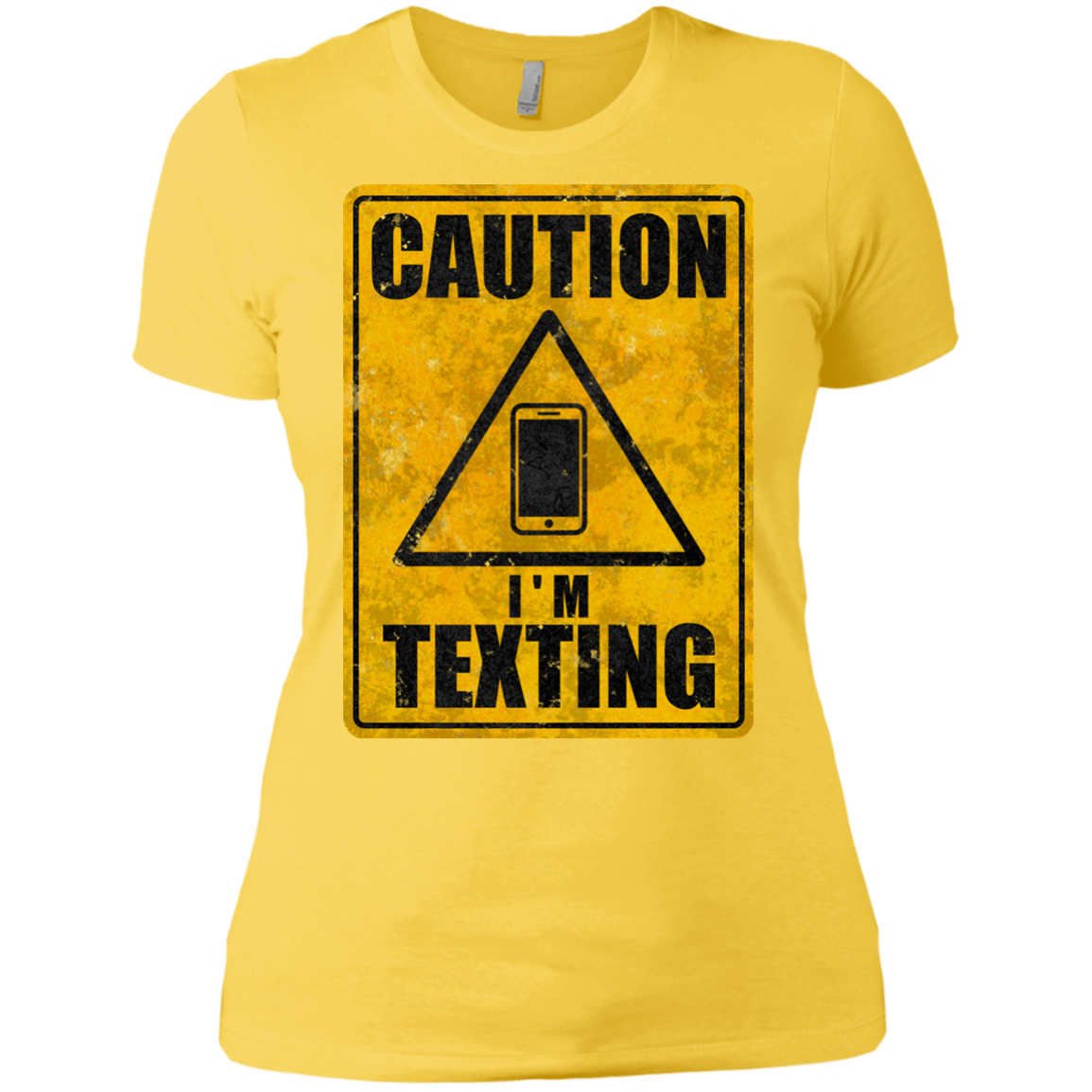 Caution I'm Texting Women's Premium T-Shirt