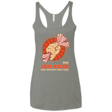 Vote Bacon In 2018 Women's Triblend Racerback Tank