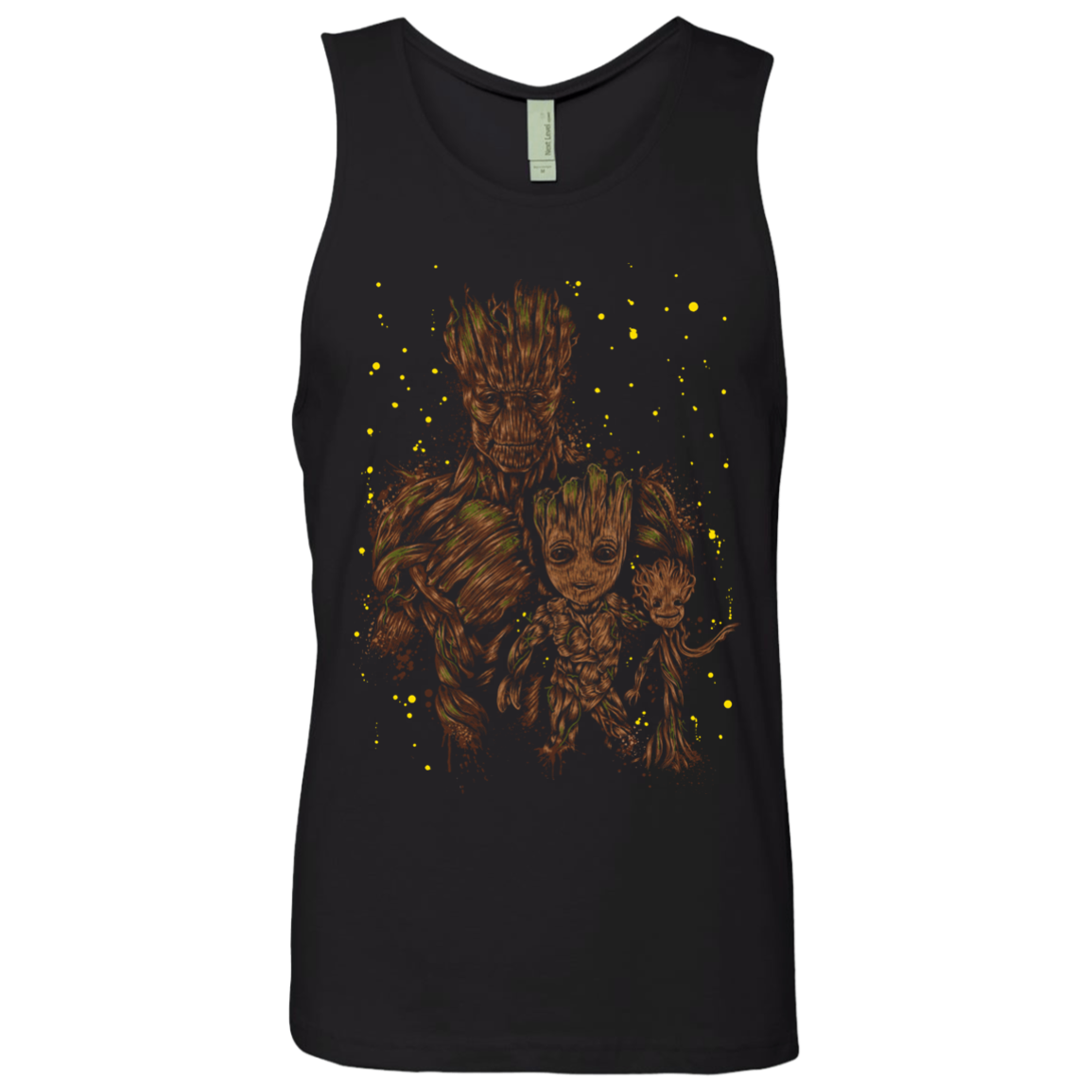 The evolution of Groot Men's Premium Tank Top