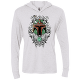 Mandalorian Warrior Triblend Long Sleeve Hoodie Tee