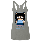 Hello Butts Women's Triblend Racerback Tank