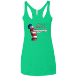 America Women's Triblend Racerback Tank