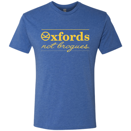 Oxfords Not Brogues Men's Triblend T-Shirt