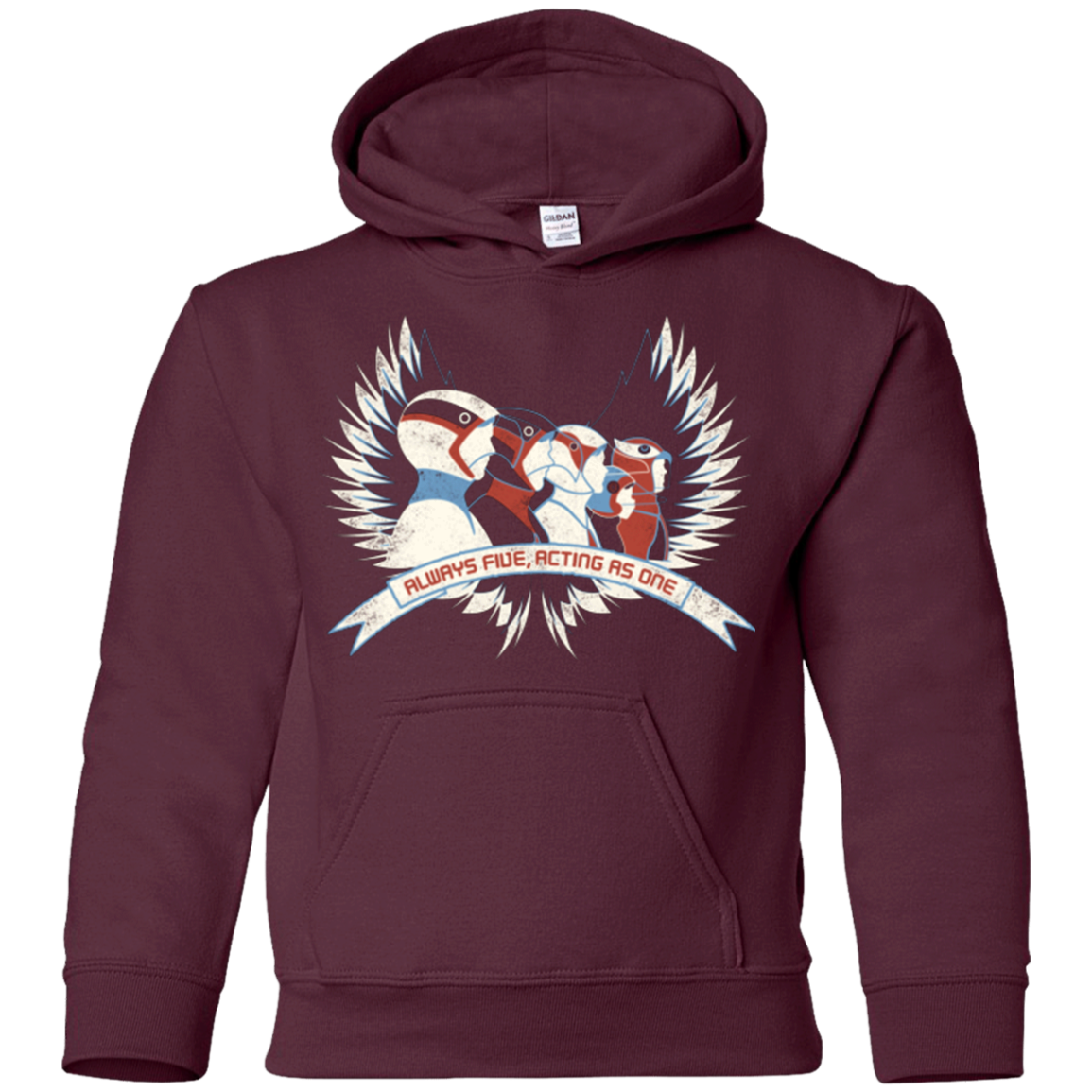 Always Five Acting As One Youth Hoodie