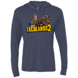 TACOLANDS 2 Triblend Long Sleeve Hoodie Tee