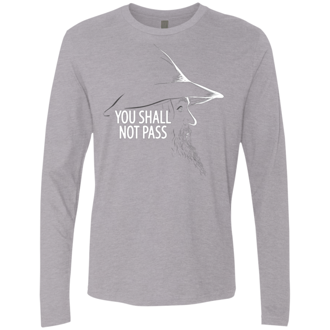 YOU SHALL NOT PASS (2) Men's Premium Long Sleeve