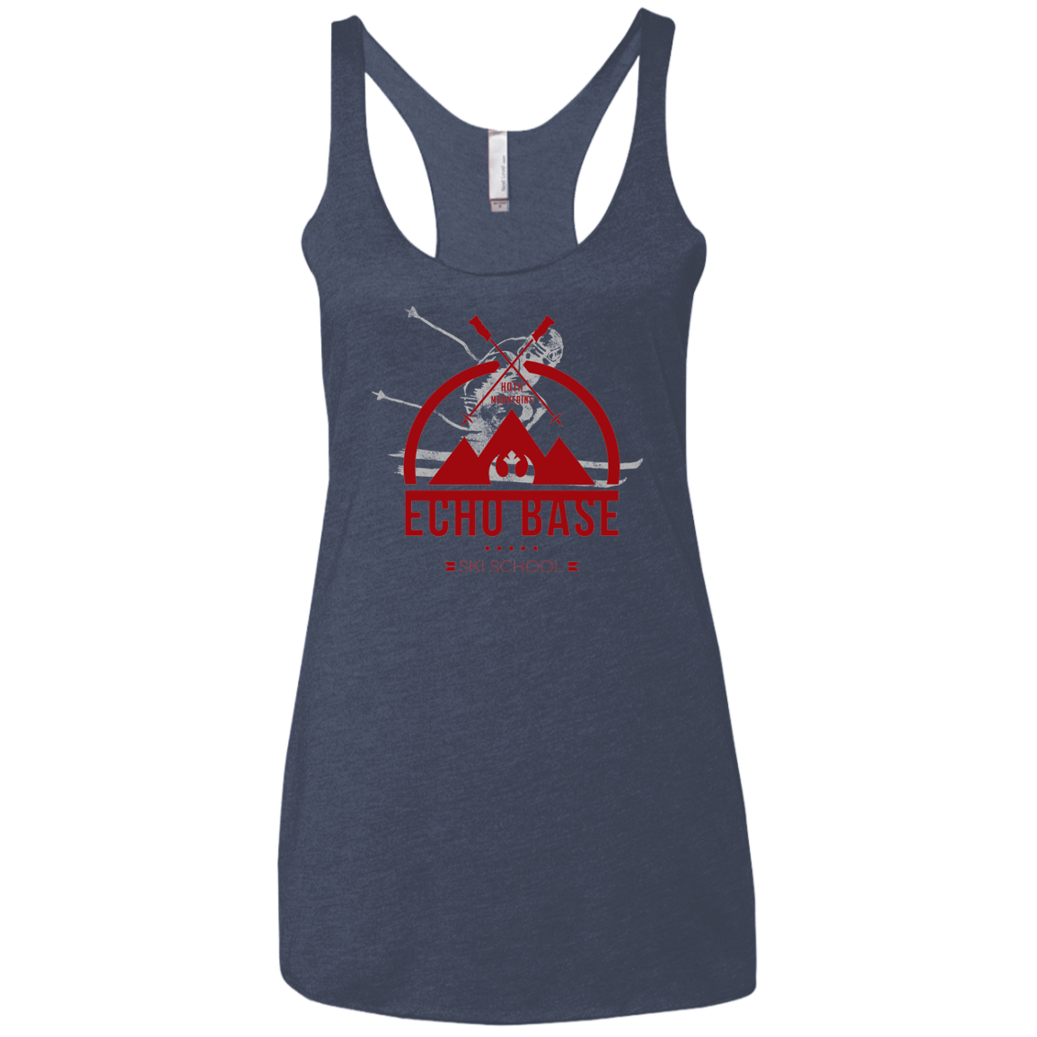 Ski School Women's Triblend Racerback Tank