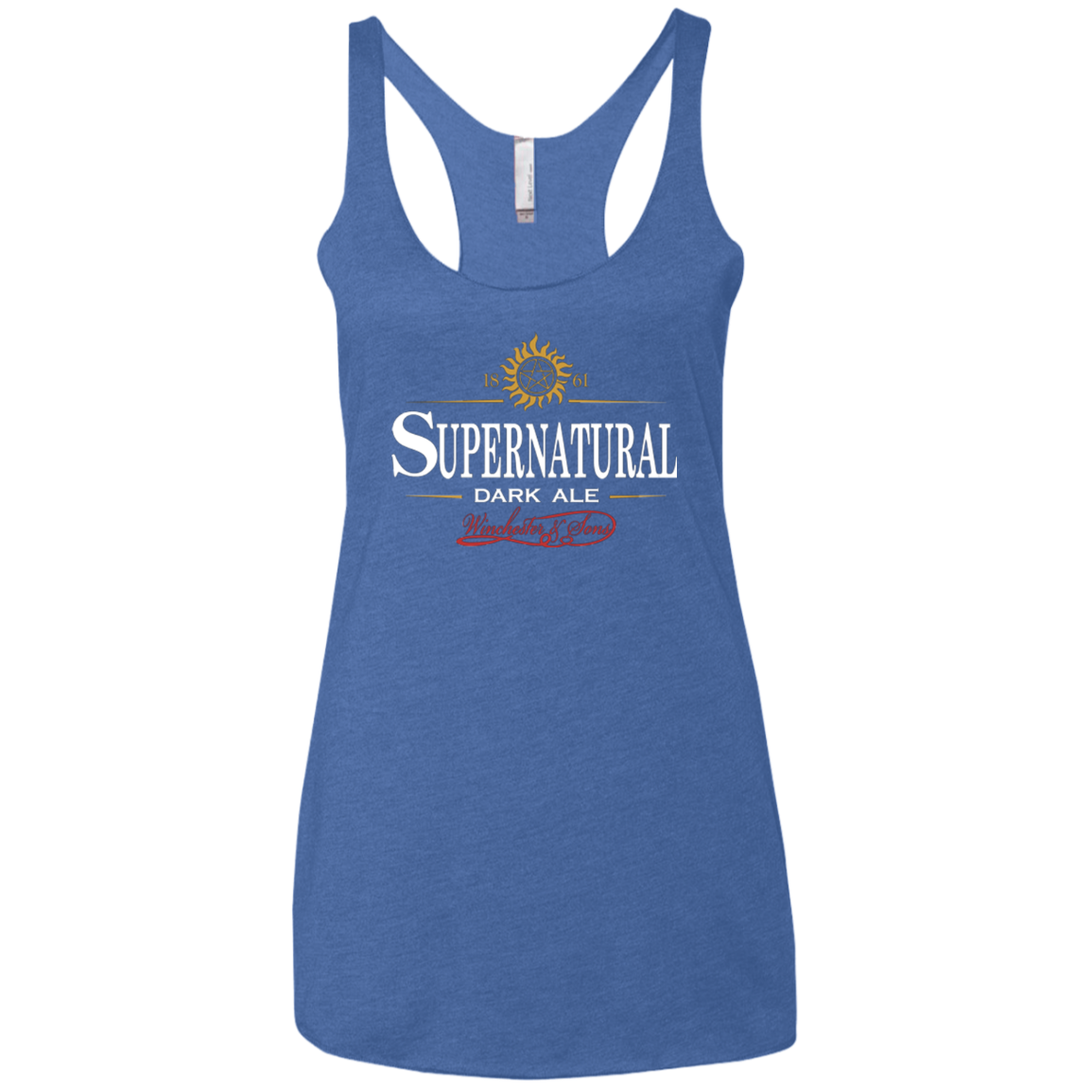 Supernatural Stout Women's Triblend Racerback Tank