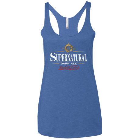 Supernatural Stout Women's Triblend Racerback Tank