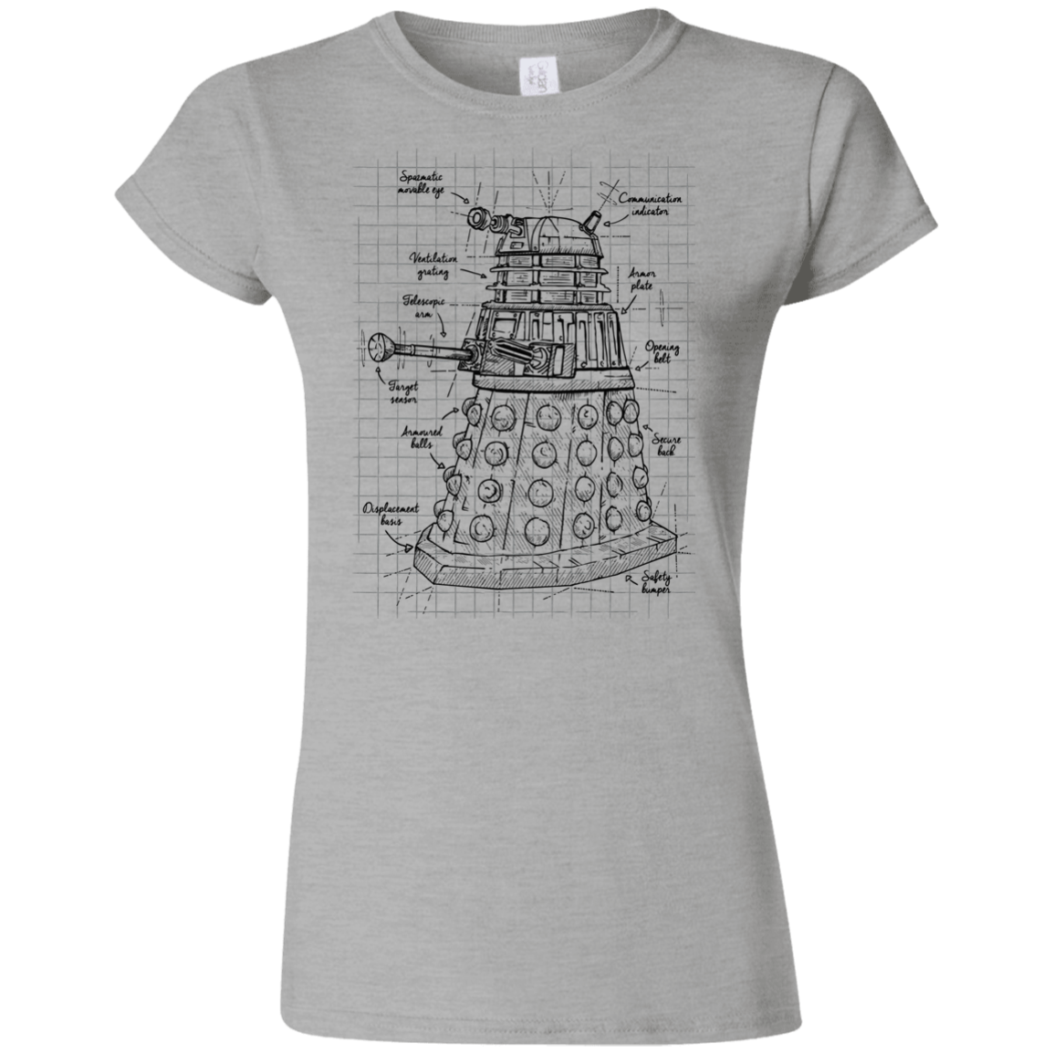 Dalek Plan Junior Slimmer-Fit T-Shirt