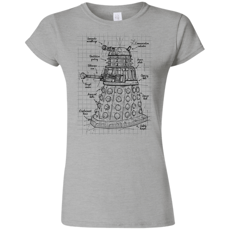 Dalek Plan Junior Slimmer-Fit T-Shirt