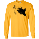 Curious Cat Men's Long Sleeve T-Shirt