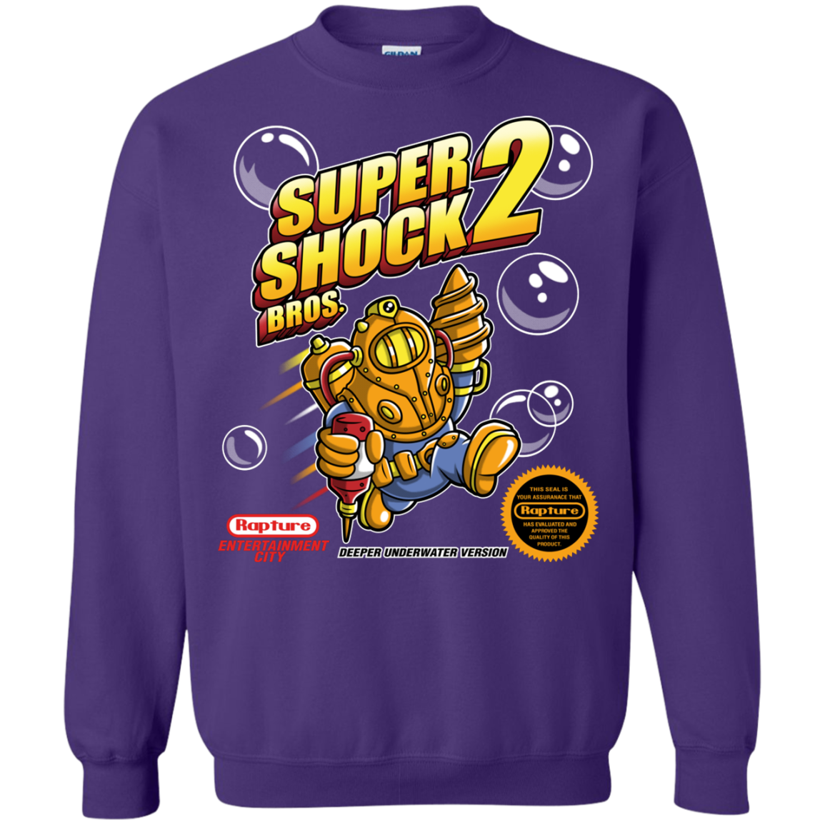 Super Shock Bros 2 Crewneck Sweatshirt