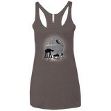 Full Moon Over Empire Women's Triblend Racerback Tank