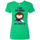 I Like Big Books Women's Triblend T-Shirt