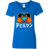 ChibiDebiruman Women's V-Neck T-Shirt