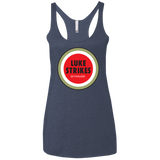 Luke Strikes Women's Triblend Racerback Tank