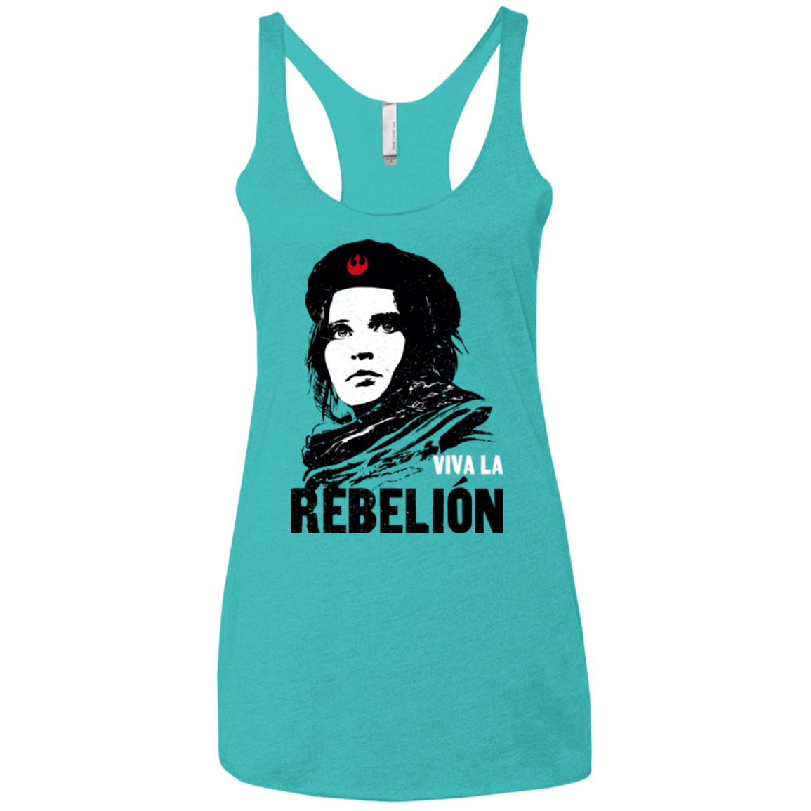 Viva la Rebelion Women's Triblend Racerback Tank