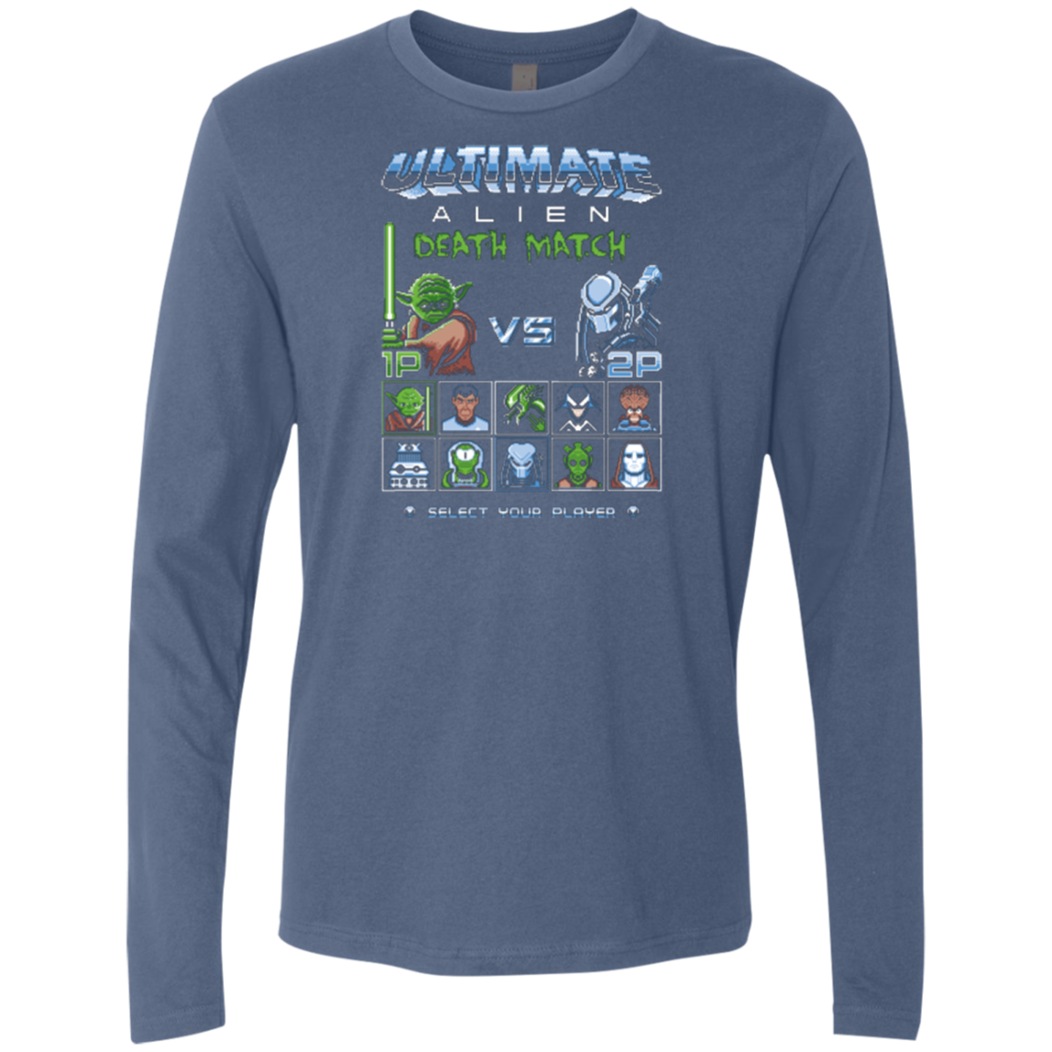 Alien Death Match Men's Premium Long Sleeve