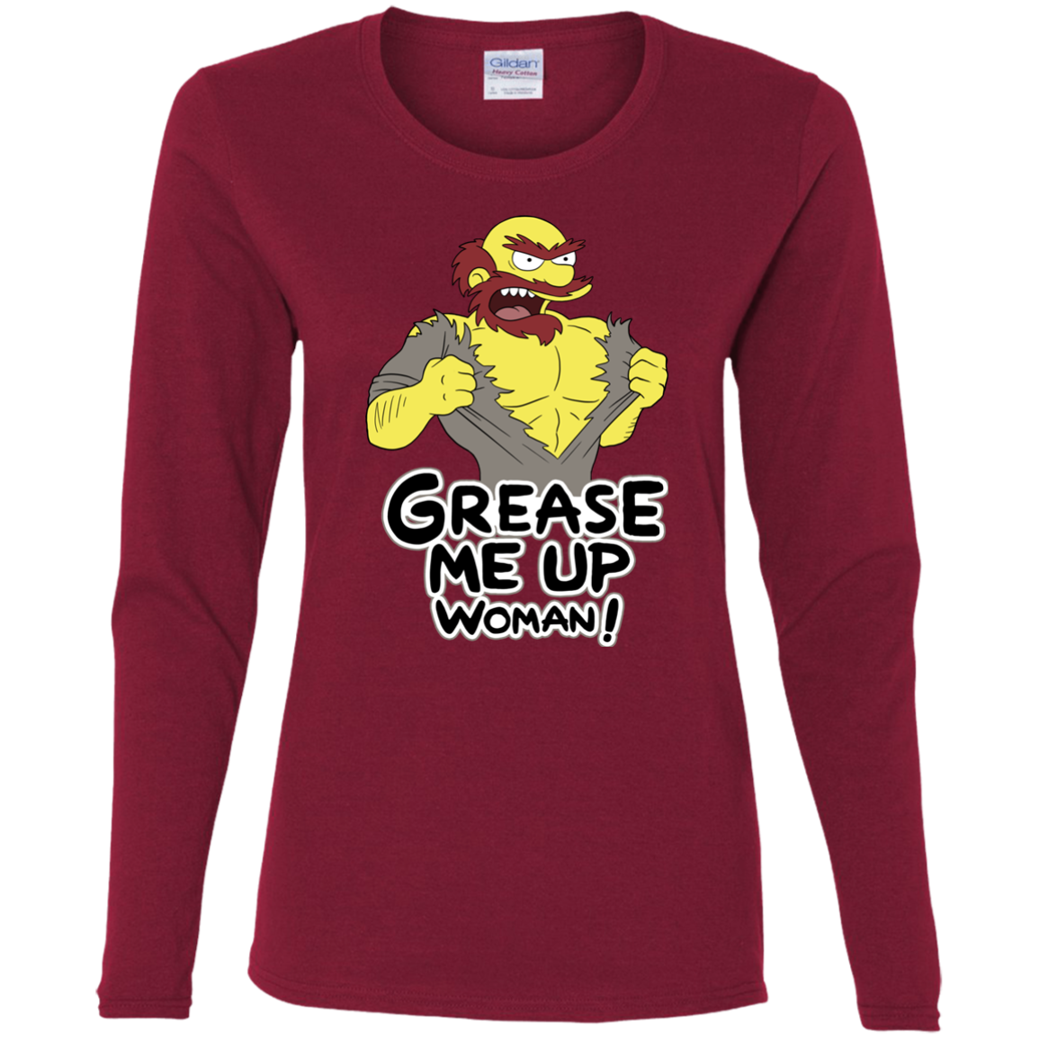 Grease Me Up Women's Long Sleeve T-Shirt