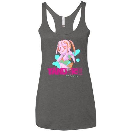 Yandere Women's Triblend Racerback Tank