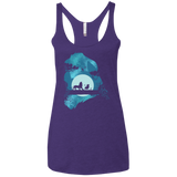 Lion Portrait Women's Triblend Racerback Tank