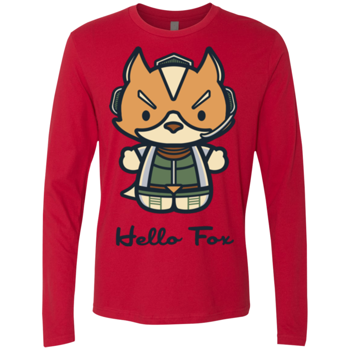 Hello Fox Men's Premium Long Sleeve