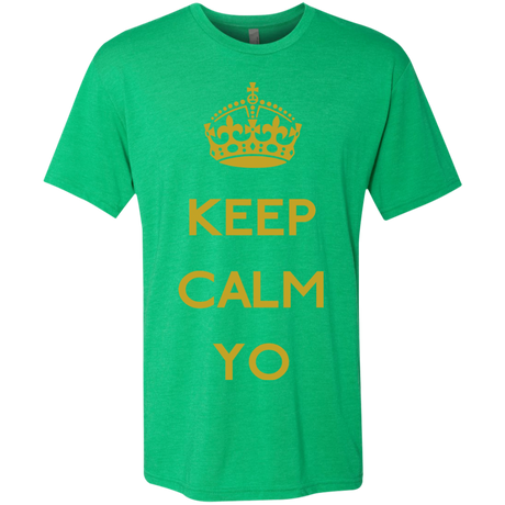 Keep Calm Yo Men's Triblend T-Shirt