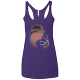 Never Sleep Again Women's Triblend Racerback Tank