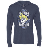 Ex-Soldier Forever Triblend Long Sleeve Hoodie Tee