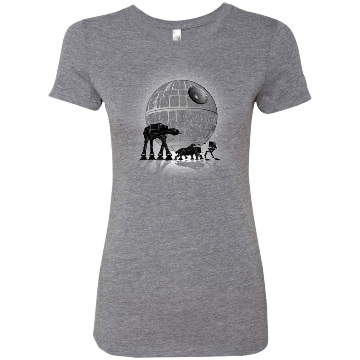 Full Moon Over Empire Women's Triblend T-Shirt