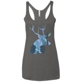 Deer Cannibal Women's Triblend Racerback Tank