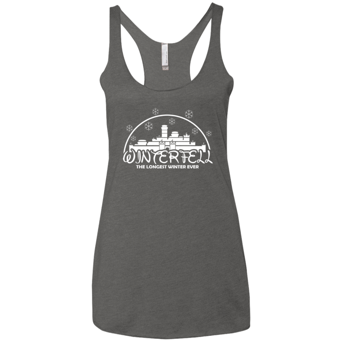 The longest winter Women's Triblend Racerback Tank