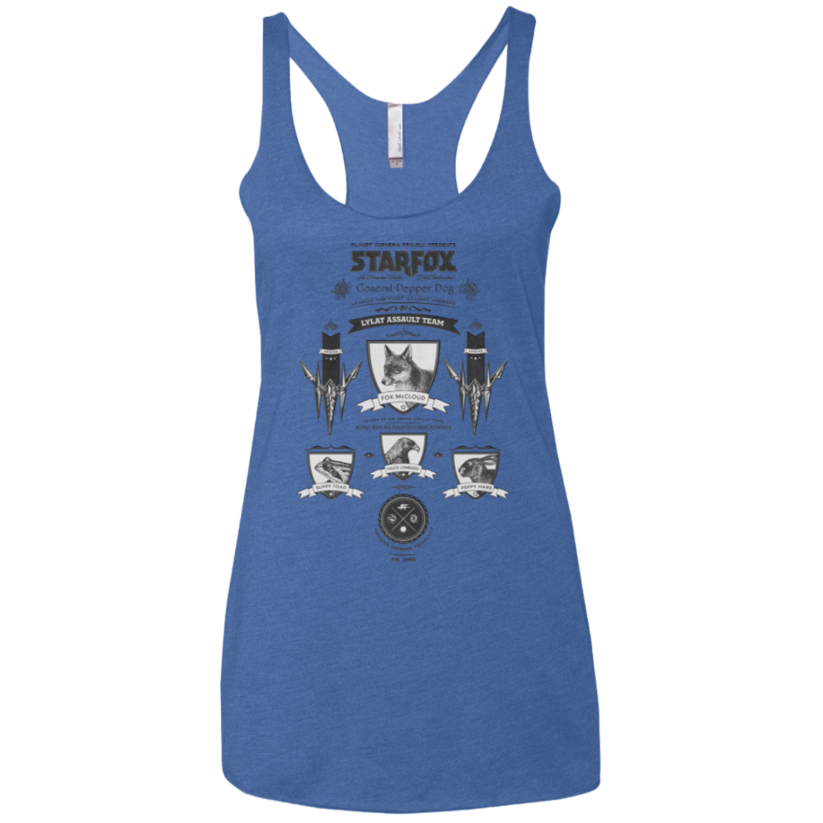 Star Fox Vintage Women's Triblend Racerback Tank