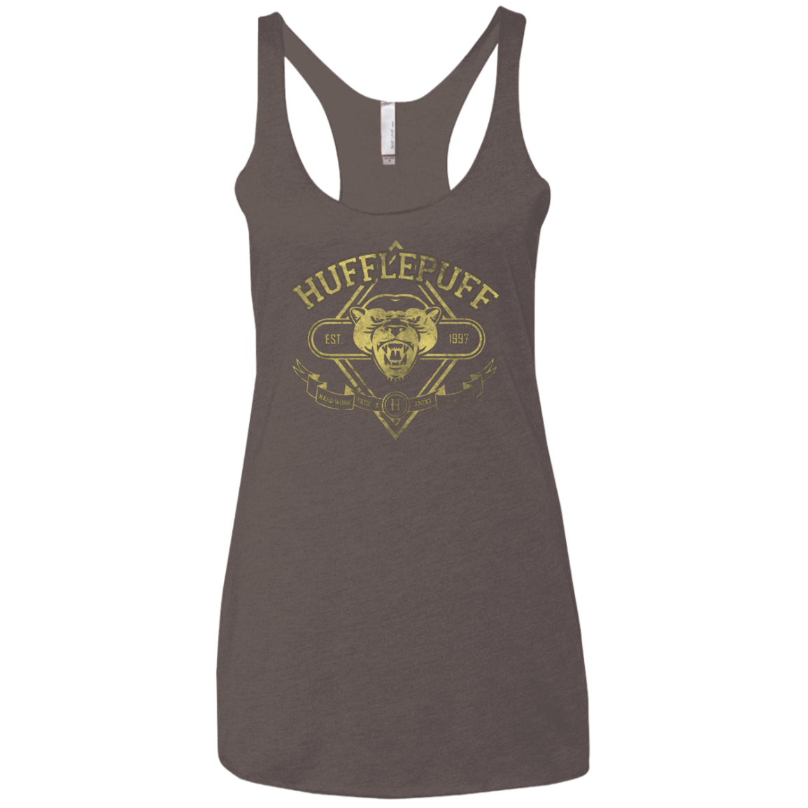 HUFFLEPUFF Women's Triblend Racerback Tank