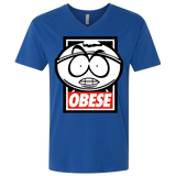 Obese Men's Premium V-Neck