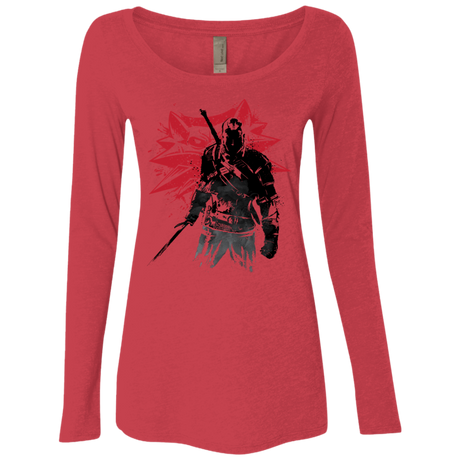 The Witcher Sumie Women's Triblend Long Sleeve Shirt