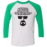 The One Who Knocks Men's Triblend 3/4 Sleeve