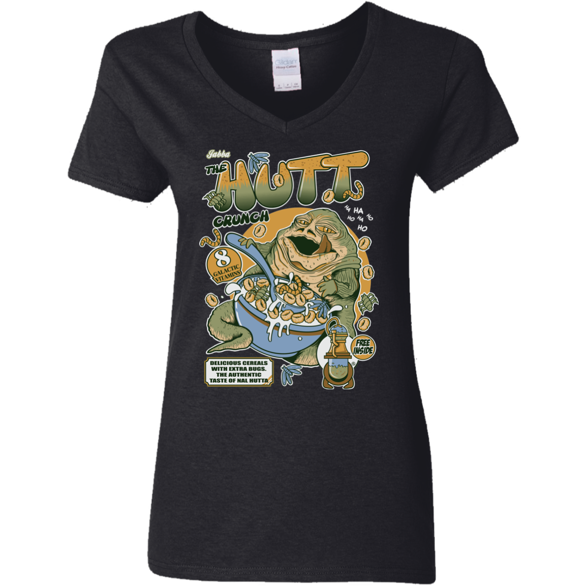 The Hutt Crunch Women's V-Neck T-Shirt