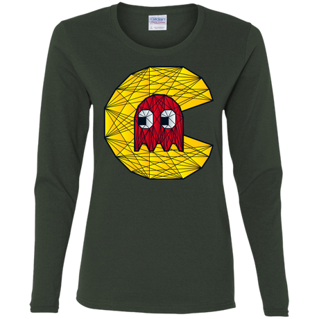 Poly Pac Man Women's Long Sleeve T-Shirt