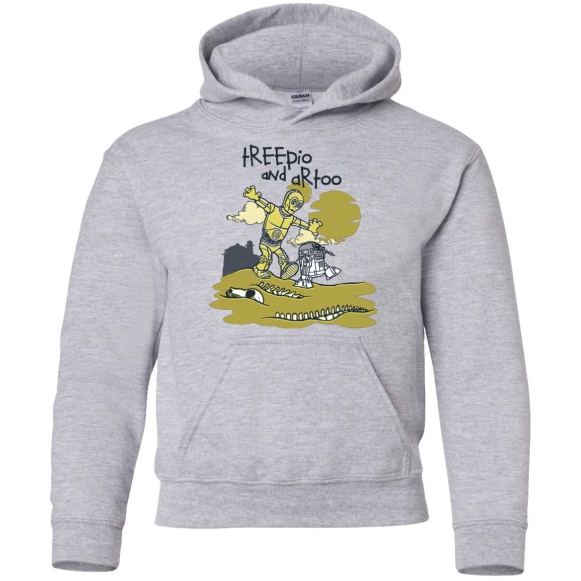 Treepio and Artoo Youth Hoodie