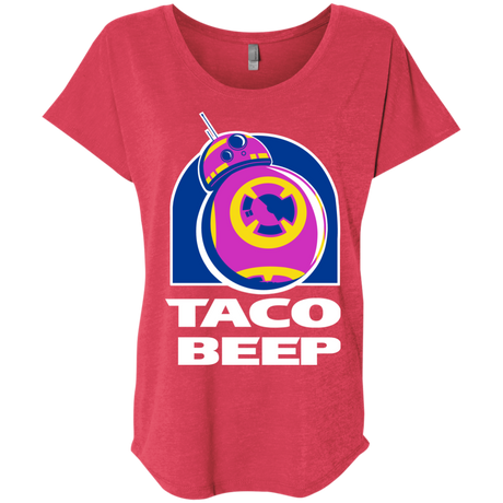 Taco Beep Triblend Dolman Sleeve