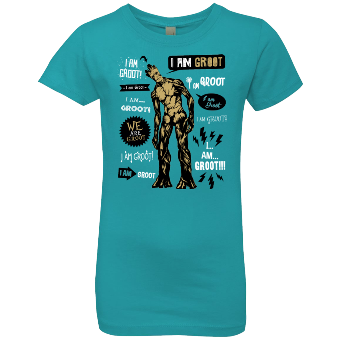 Groot Famous Quotes Girls Premium T-Shirt