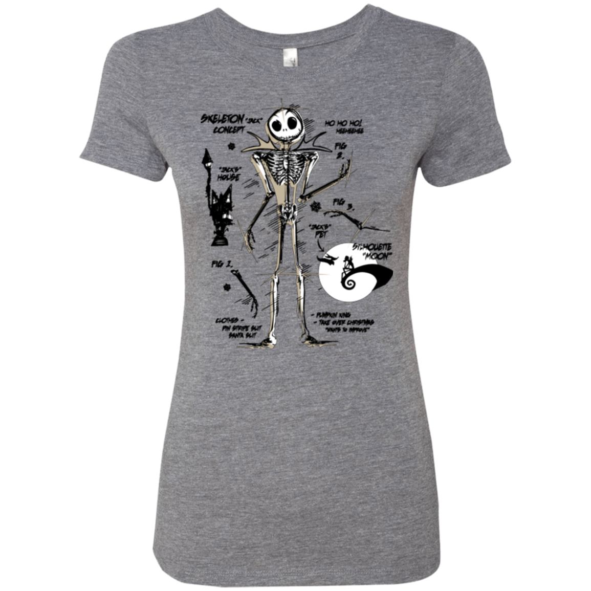 Skeleton Concept Women's Triblend T-Shirt