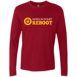 When In Doubt Reboot Men's Premium Long Sleeve