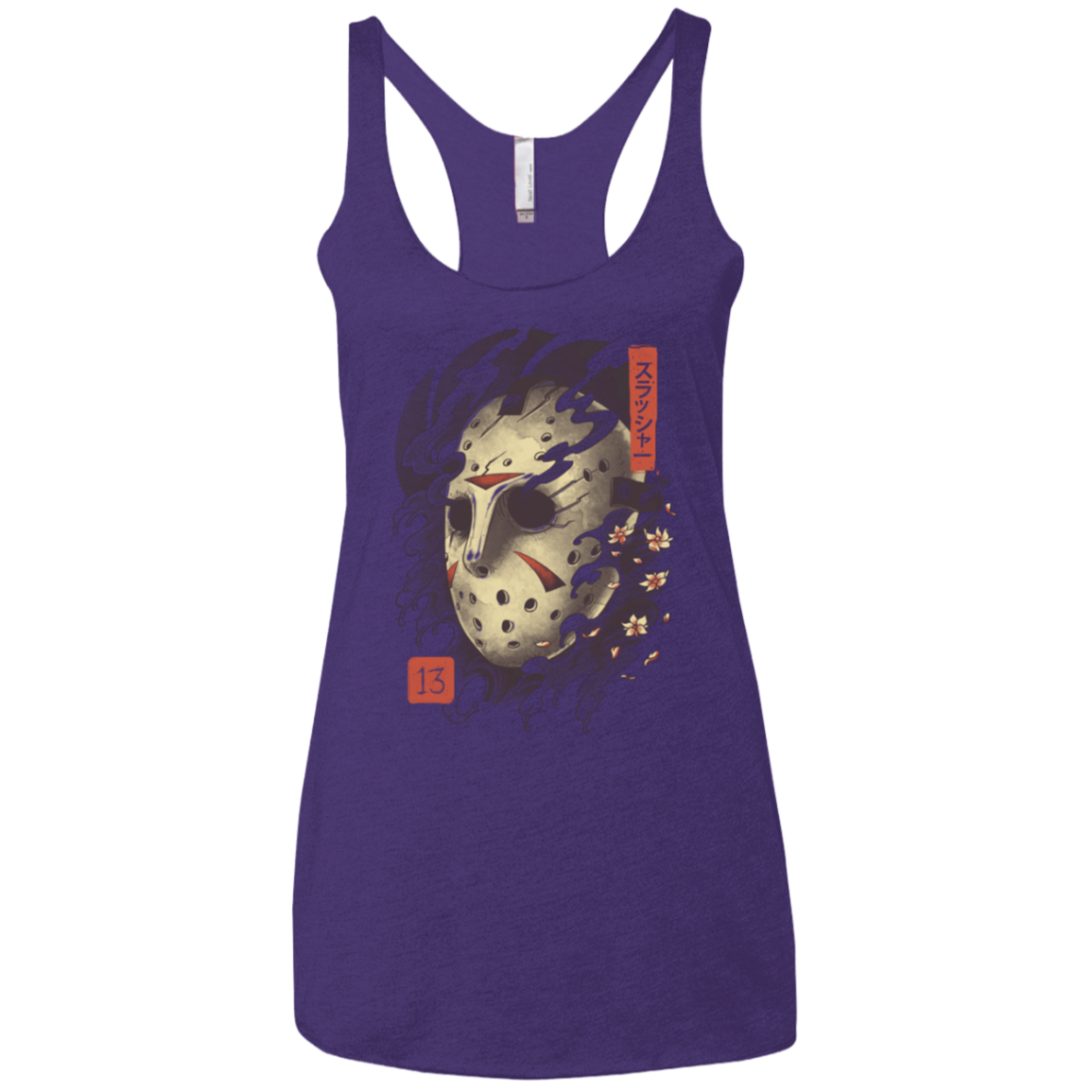 Oni Jason Mask Women's Triblend Racerback Tank